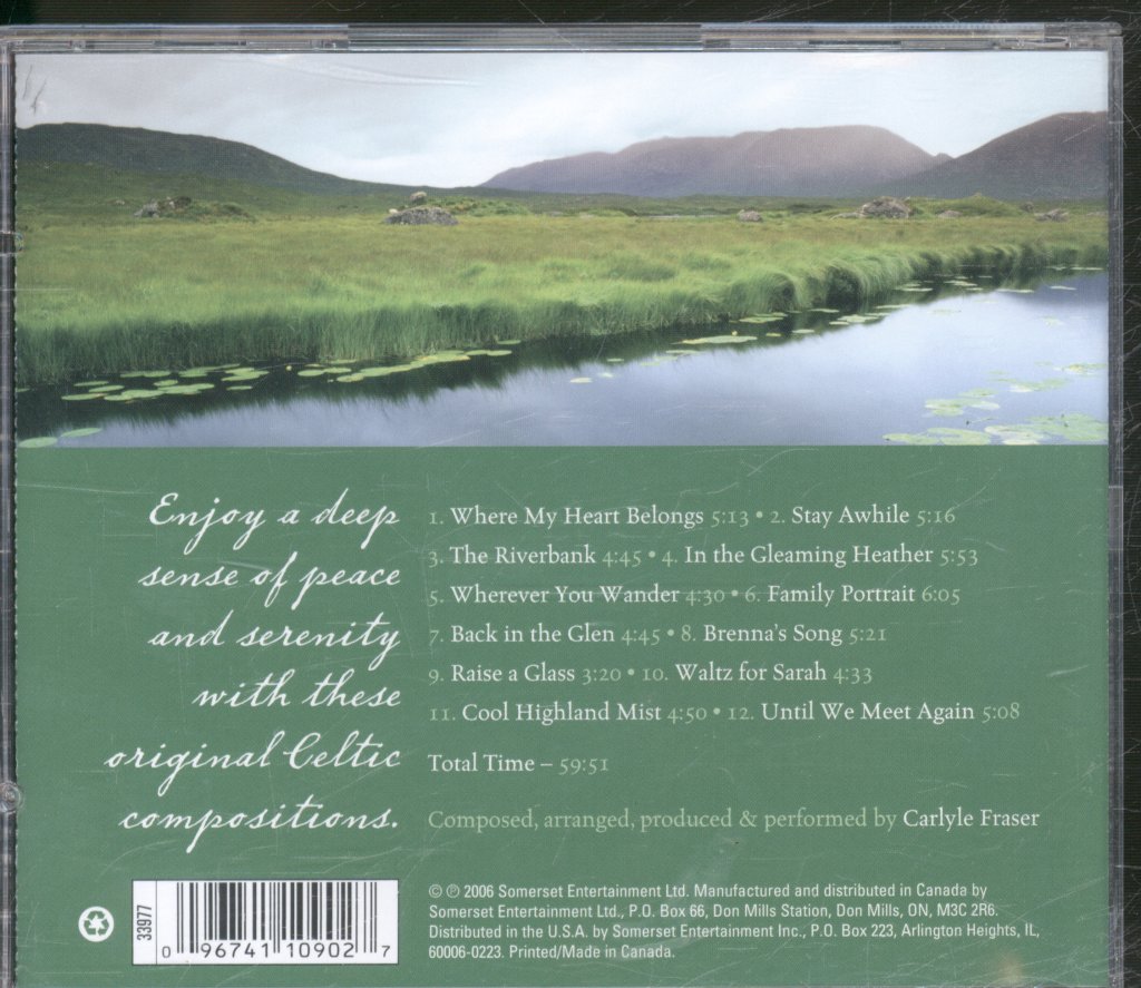 Carlyle Fraser - Celtic Serenity - Cd