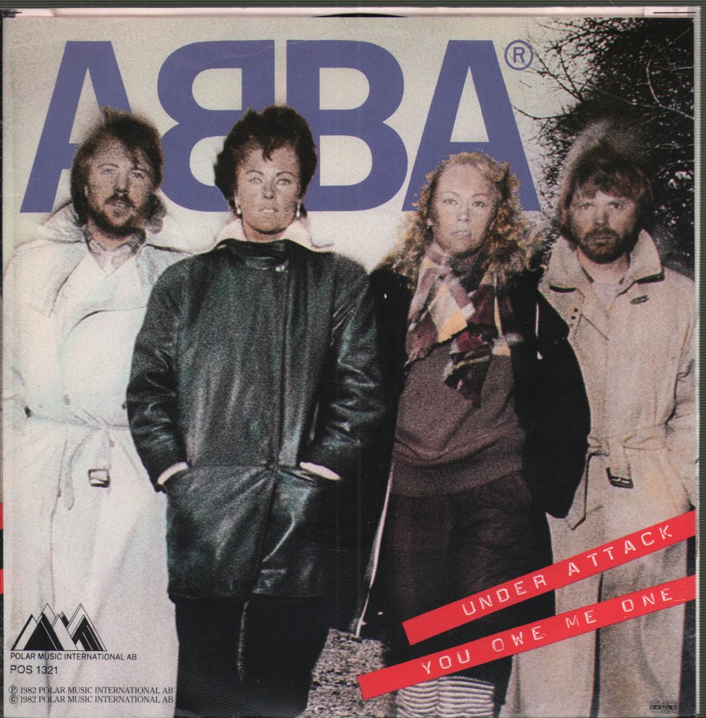 ABBA - Under Attack / You Owe Me One - 7 Inch