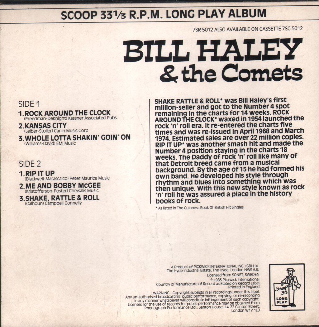 Bill Haley And His Comets - Bill Haley And His Comets - 7 Inch