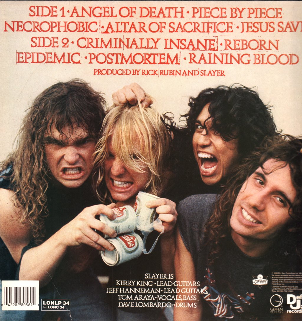 Slayer - Reign In Blood - Lp