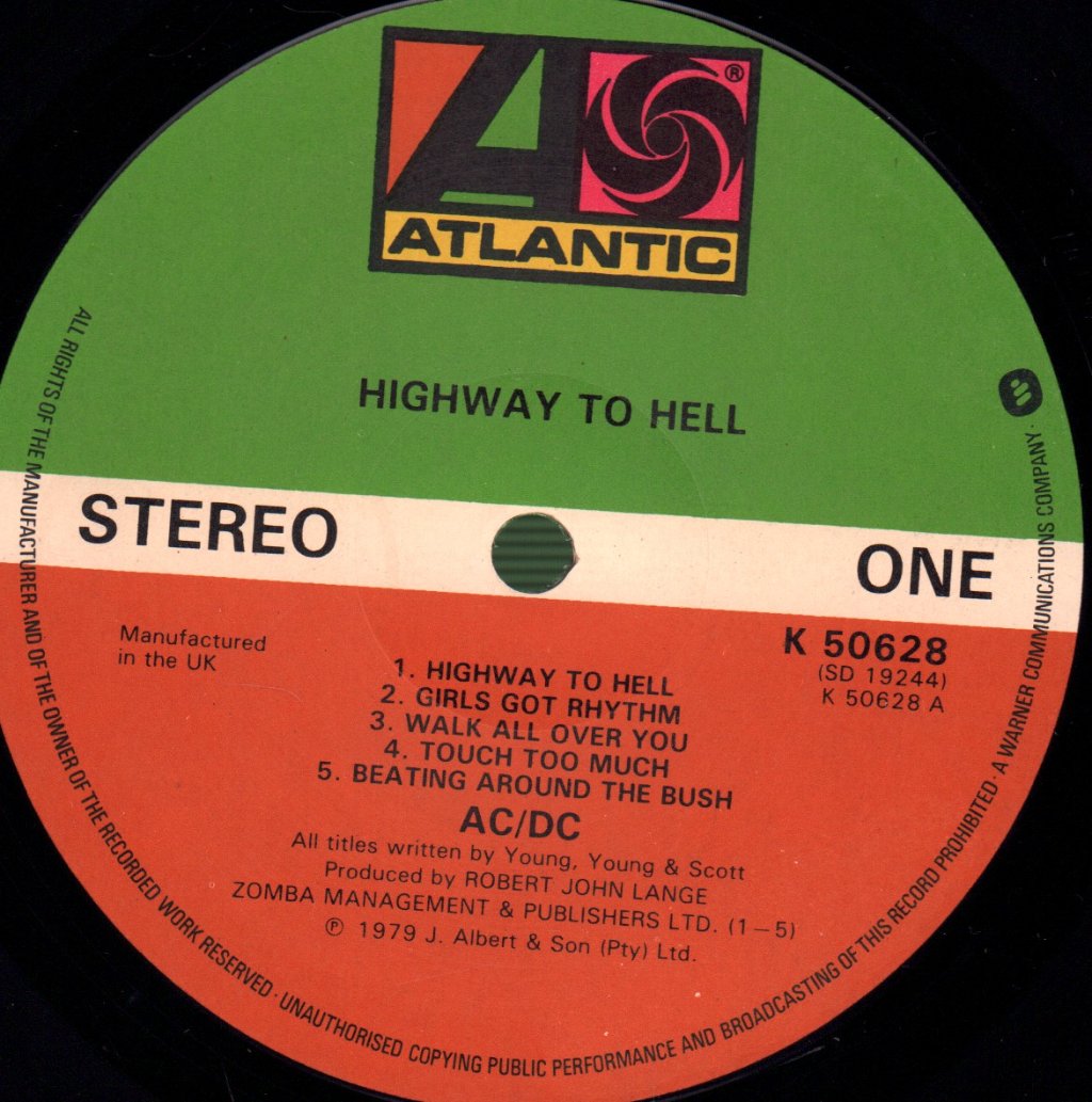AC/DC - Highway To Hell - Lp