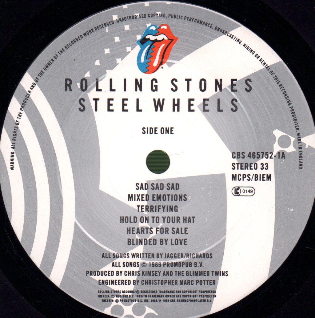Rolling Stones - Steel Wheels - Lp
