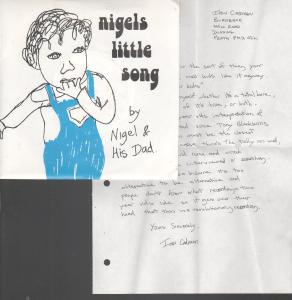 Nigel And His Dad - Nigels Little Song - 7 Inch