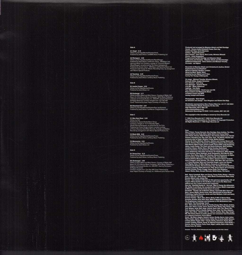 Massive Attack - Mezzanine - Double Lp