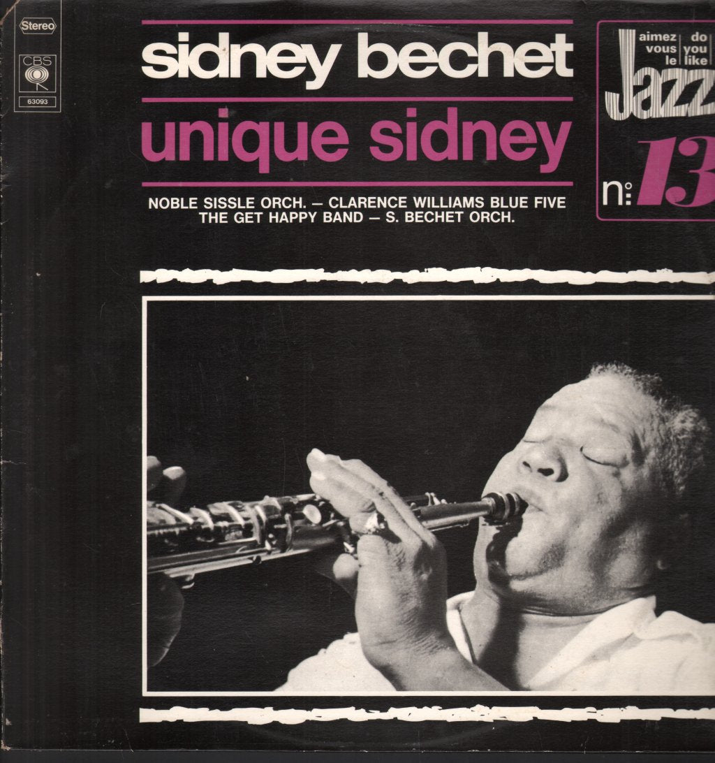 Sidney Bechet - Unique Sidney - Lp