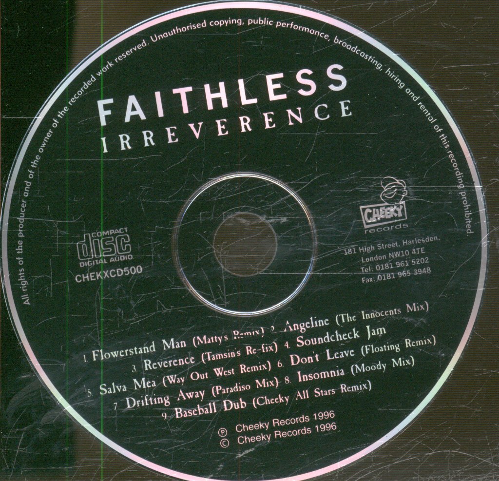 Faithless - Reverence - Double Cd