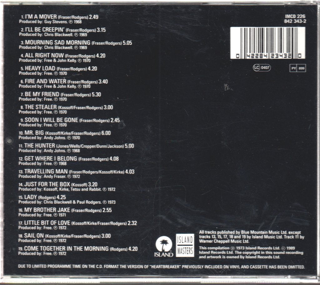 Free - Free Story - Cd