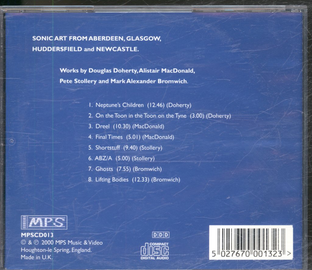 Various Artists - Sonic Art From Aberdeen, Glasgow, Huddersfield And Newcastle - Cd