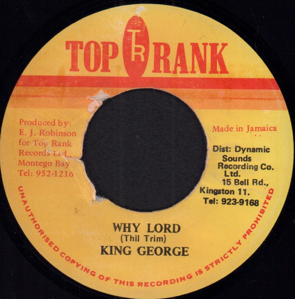 King George - Why Lord - 7 Inch