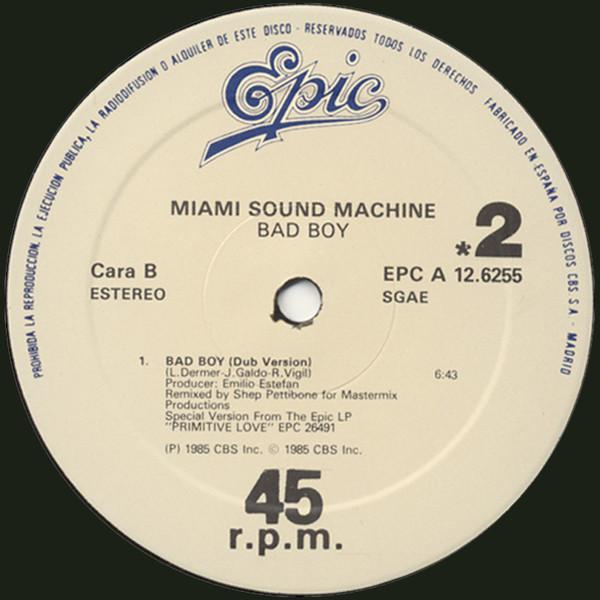 Miami Sound Machine - Bad Boy - 12 Inch