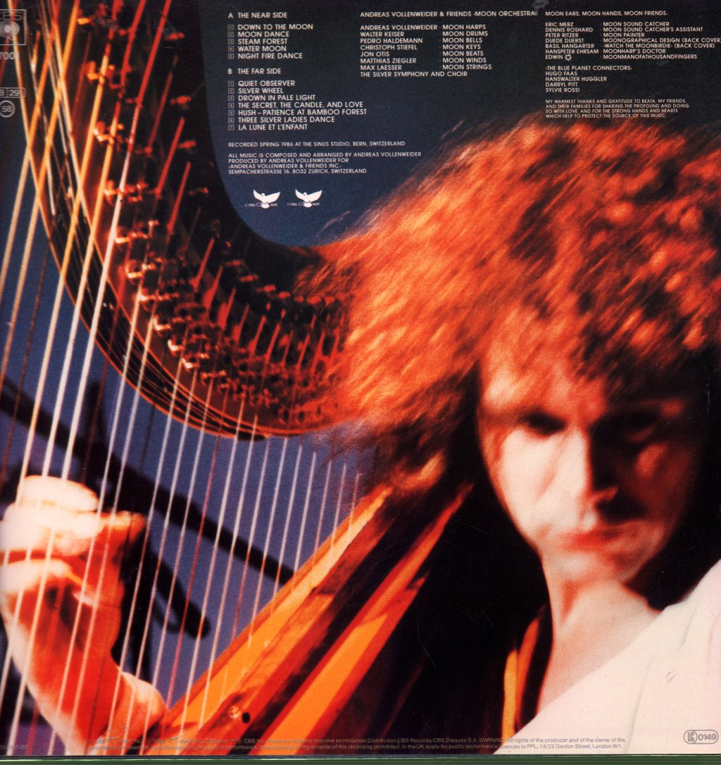 Andreas Vollenweider - Down To The Moon - Lp