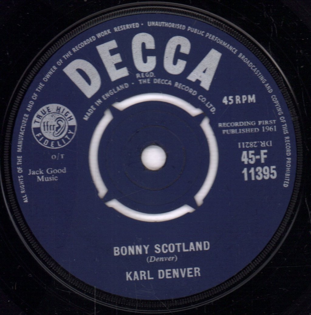 Karl Denver - Mexicali Rose - 7 Inch