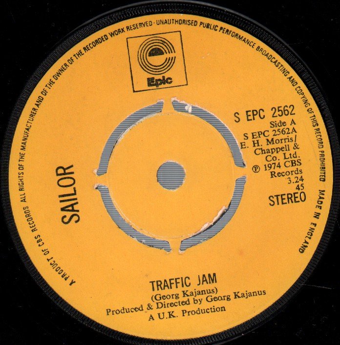 Sailor - Traffic Jam - 7 Inch