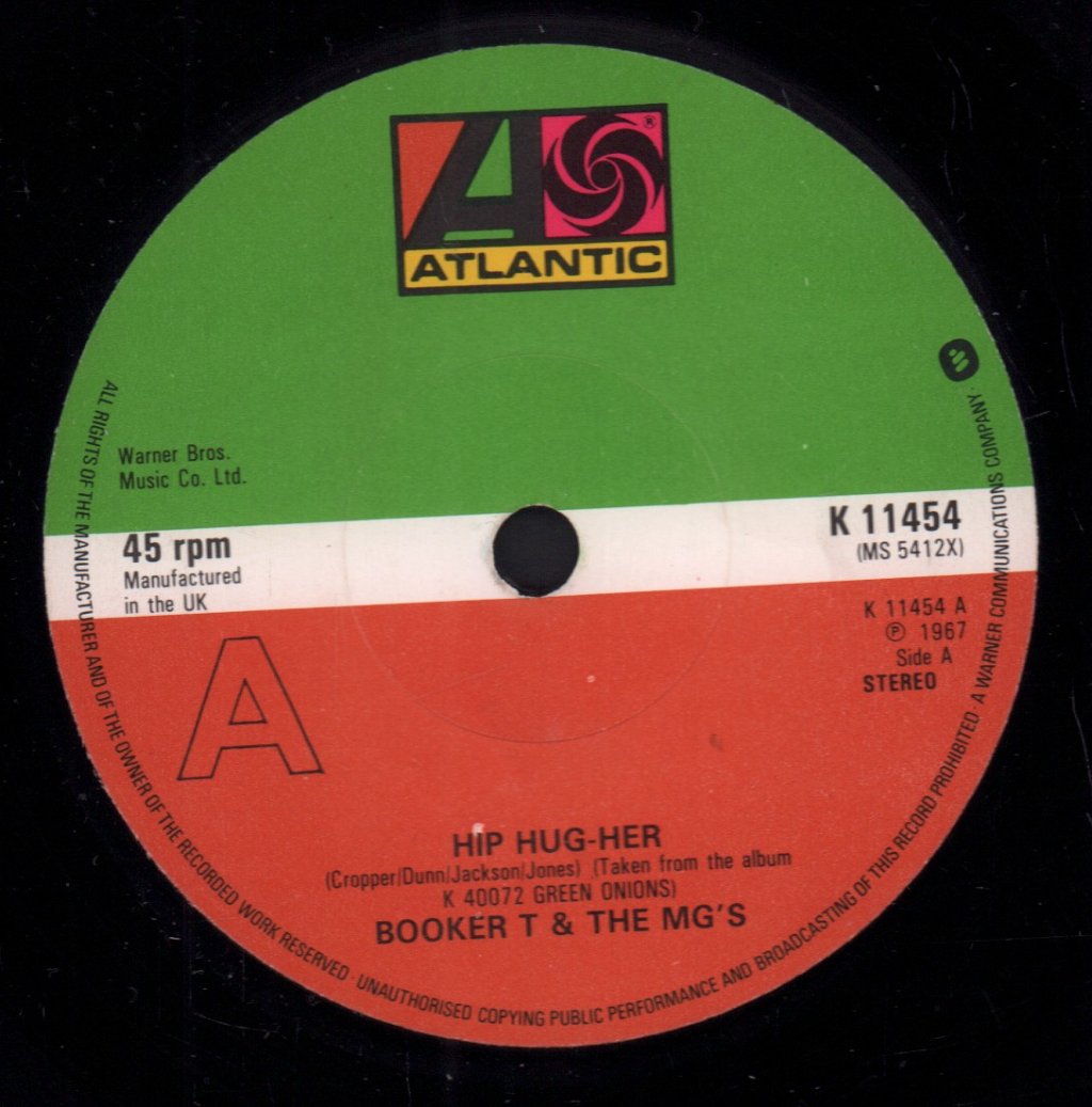 Booker T & The MG's - Hip Hug-Her - 7 Inch