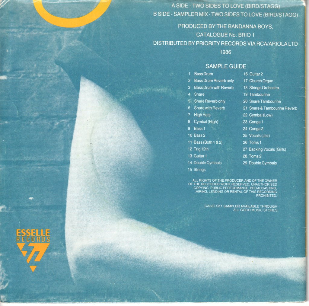 Brio - Two Sides To Love - 7 Inch