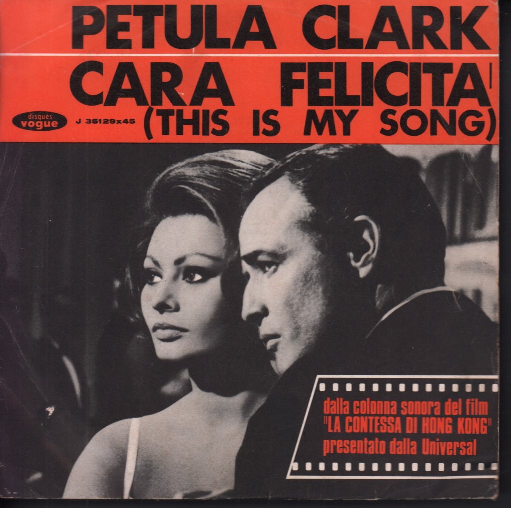 Petula Clark - This Is My Song / Cara Felicita - 7 Inch