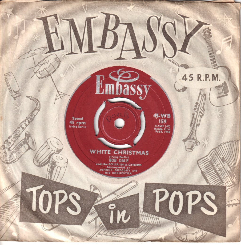 Bob Dale And The Four-In-A-Chord / Four-In-A-Chord - White Christmas / Rudolph The Red Nosed Reindeer - 7 Inch