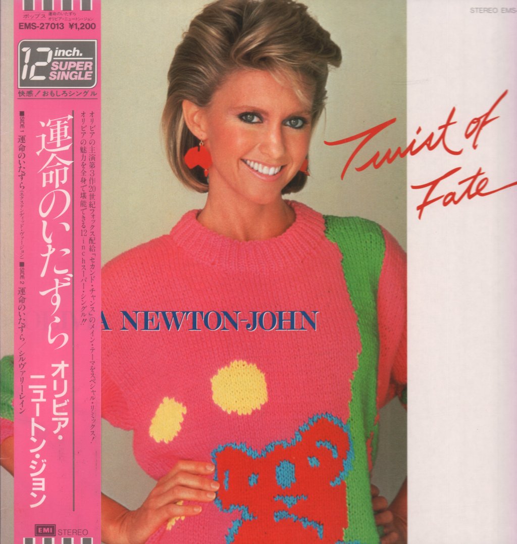 Olivia Newton John - Twist Of Fate - 12 Inch
