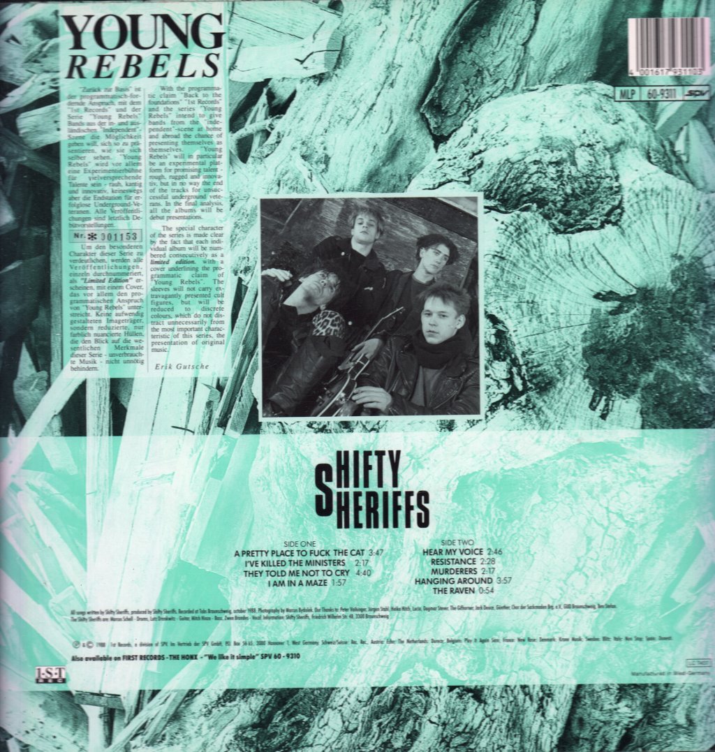 Shifty Sheriffs - Young Rebels Vol. 2 - Lp