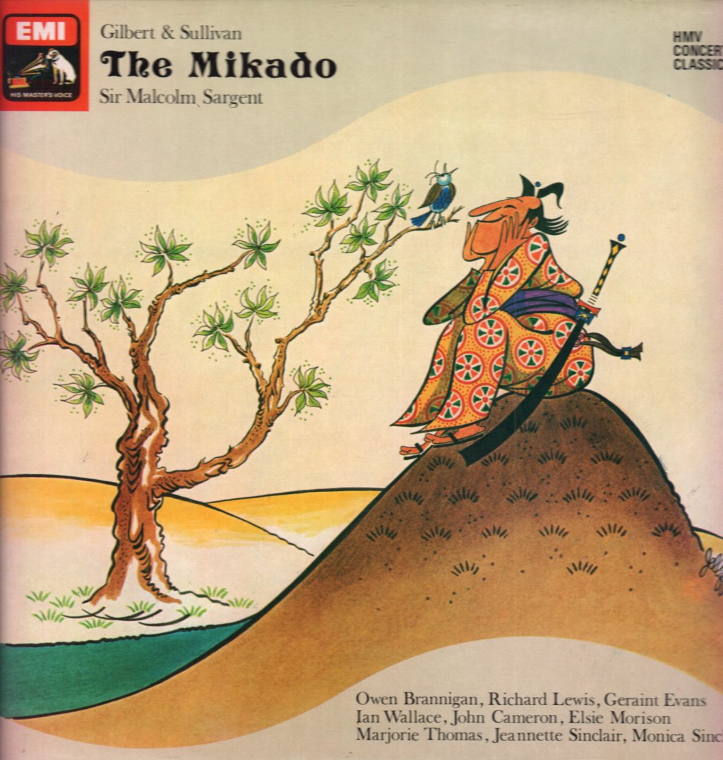 Pro Arte Orchestra Glyndebourne Festival Chorus - Gilbert & Sullivan Mikado - Double Lp