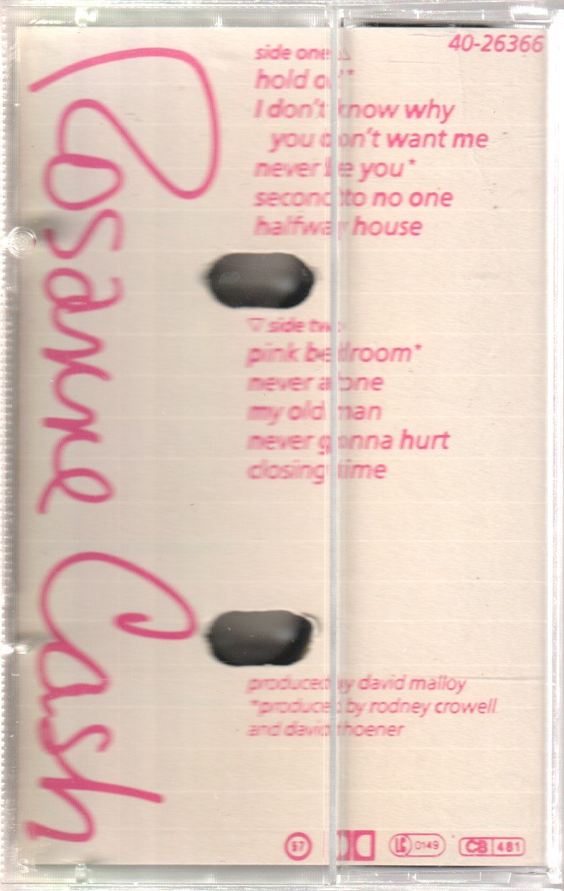 Rosanne Cash - Rhythm And Romance - Cassette