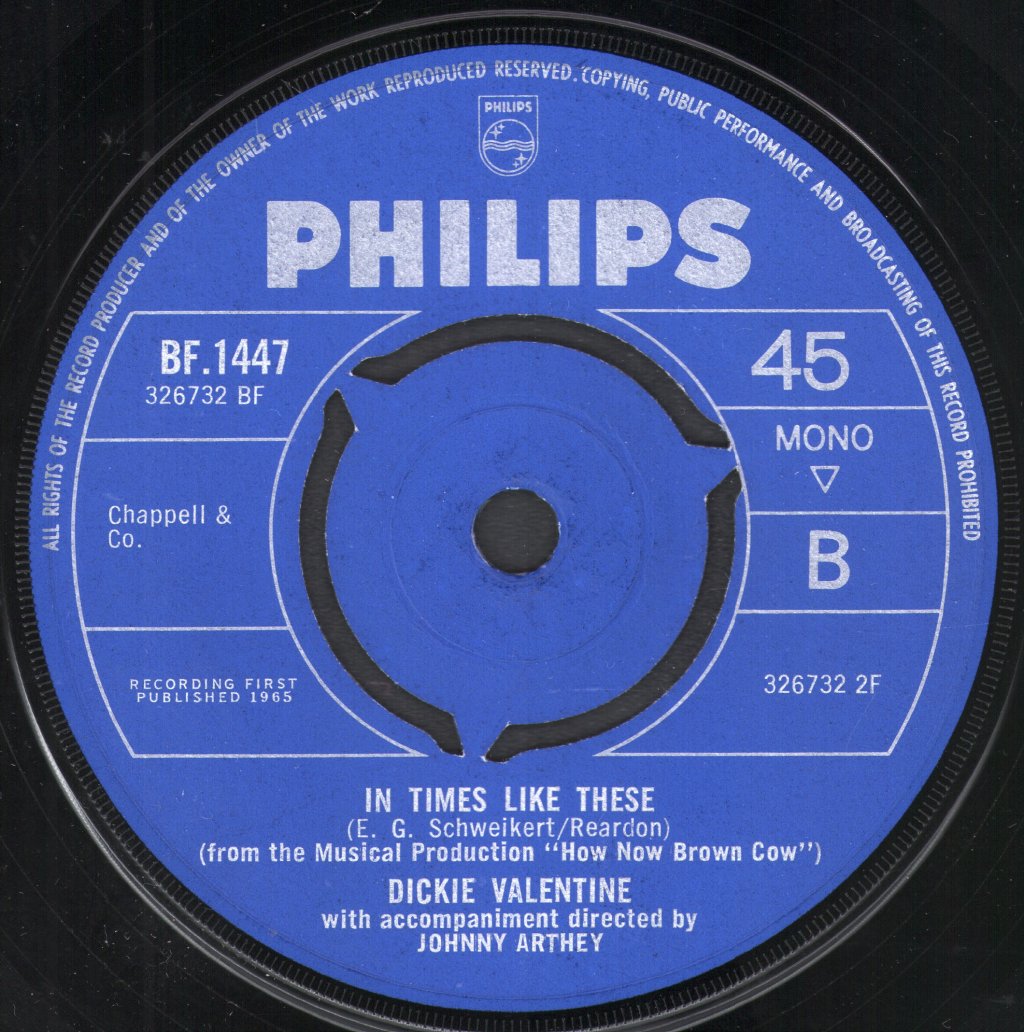 Dickie Valentine - My World - 7 Inch