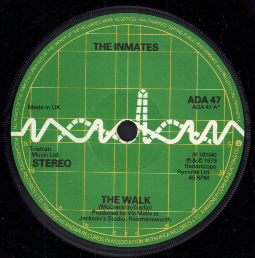 Inmates - Walk - 7 Inch