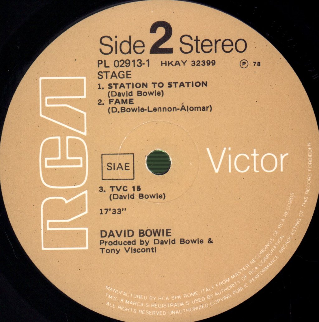 David Bowie - Stage - Double Lp