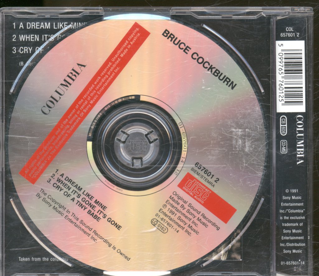 Bruce Cockburn - A Dream Like Mine - Cd