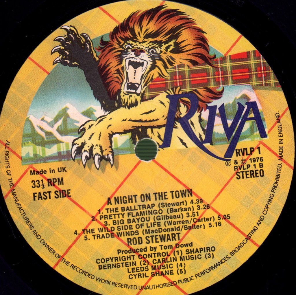 Rod Stewart - A Night On The Town - Lp