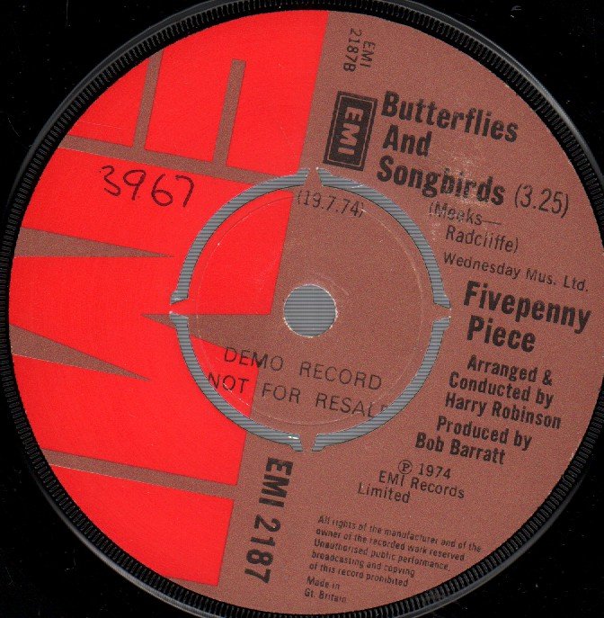 Fivepenny Piece - Save Your Last Kiss For Me - 7 Inch