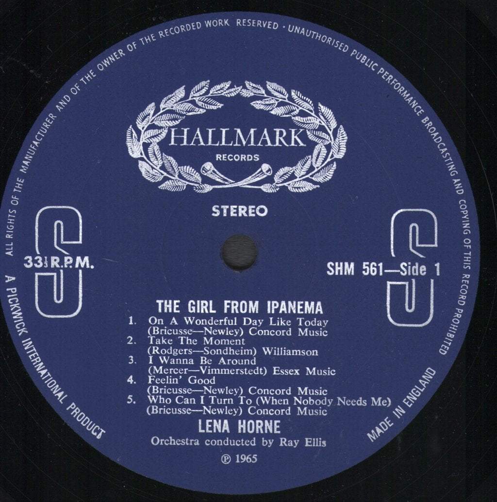 Lena Horne - Girl From Ipanema - Lp