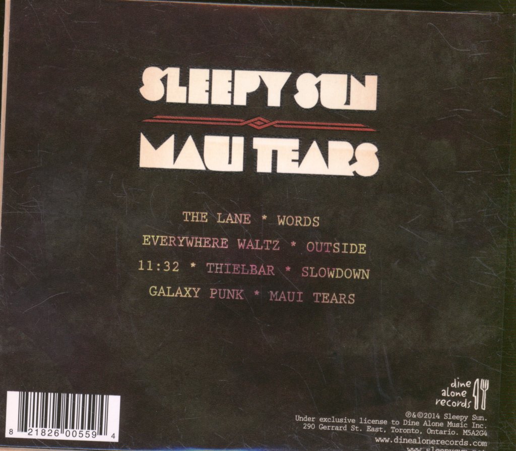 Sleepy Sun - Maui Tears - Cd