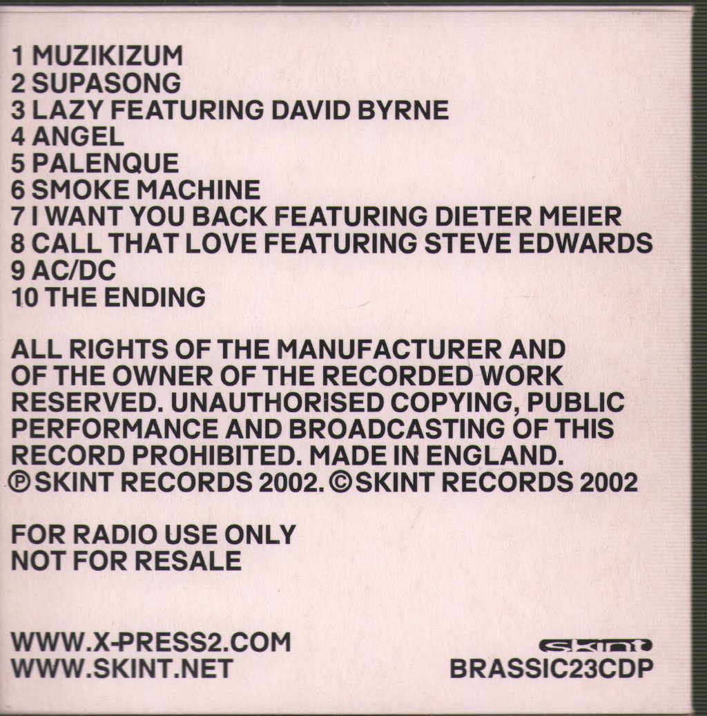 X-Press 2 - Muzikizum - Cd