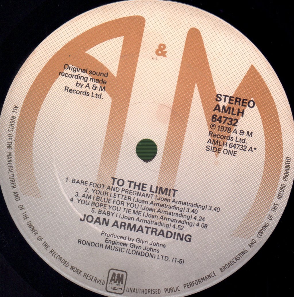 Joan Armatrading - To The Limit - Lp