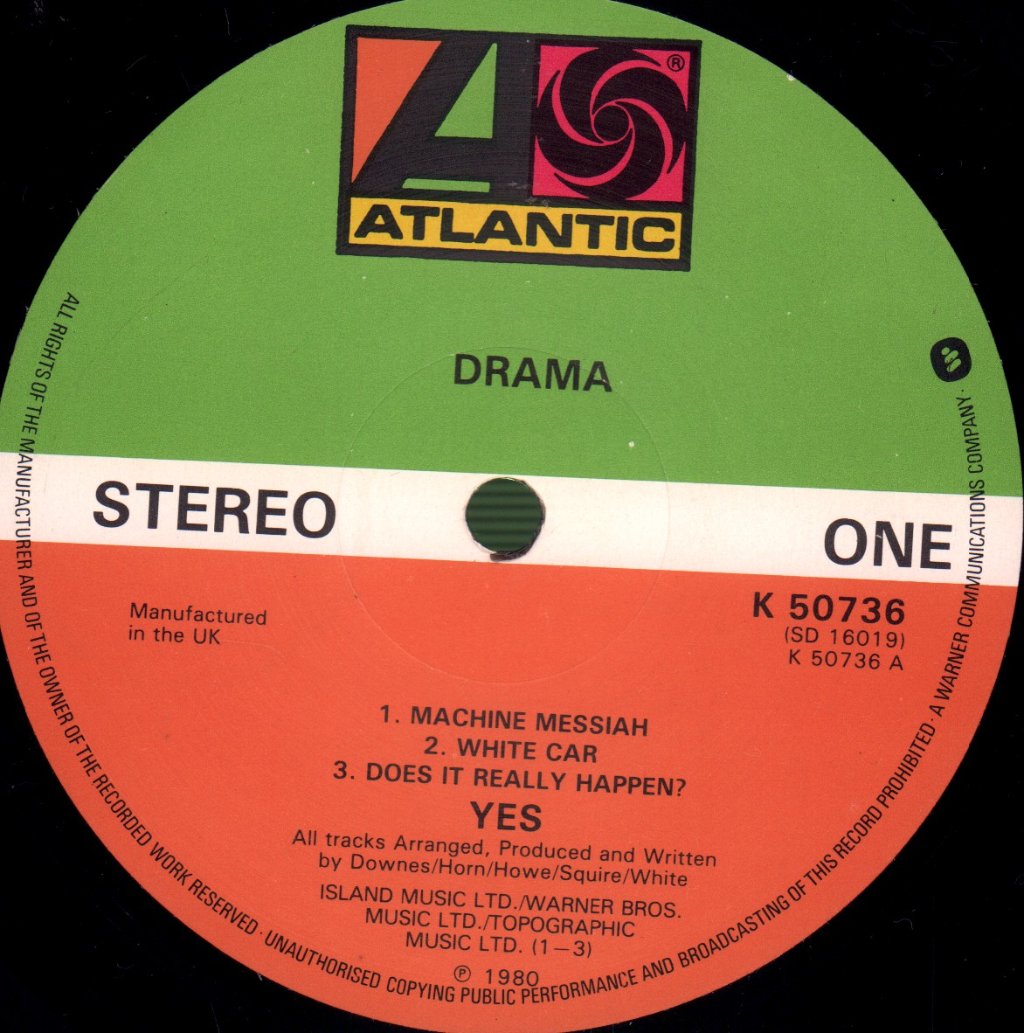 Yes - Drama - Lp