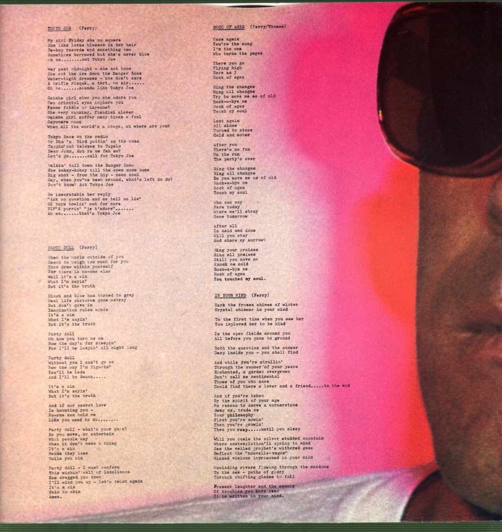 Bryan Ferry - In Your Mind - Lp