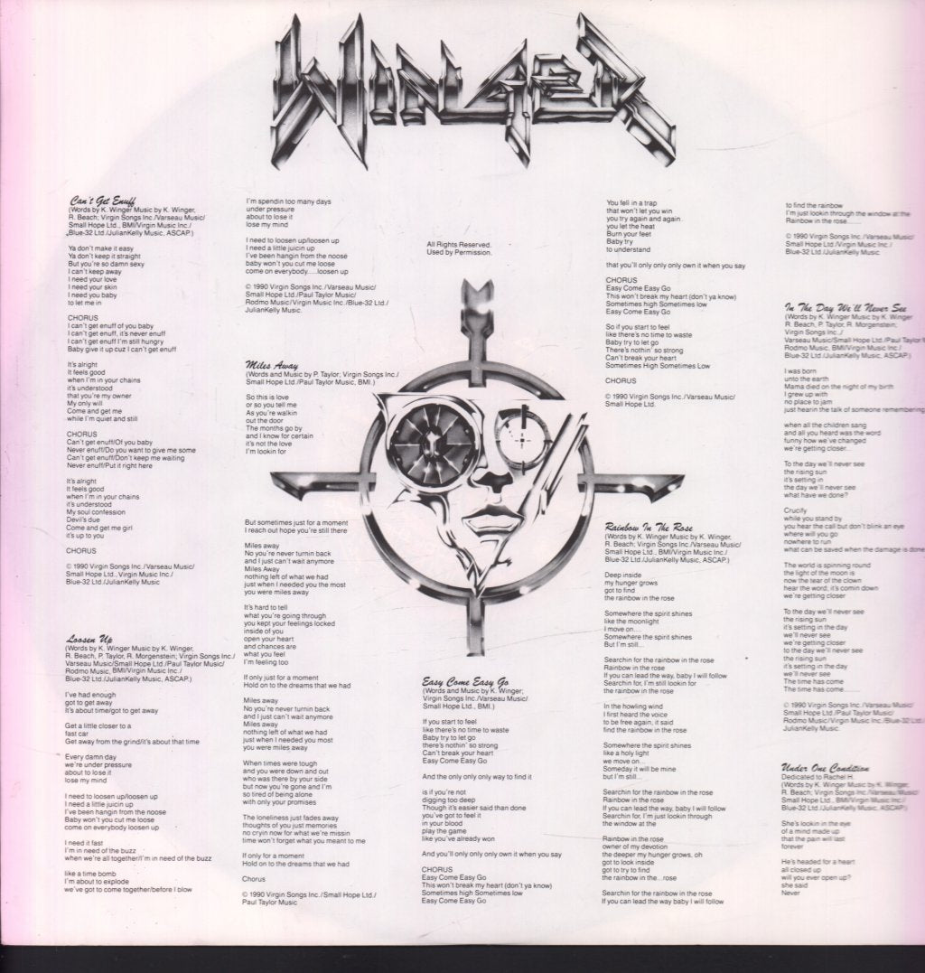 Winger - In The Heart Of The Young - Lp