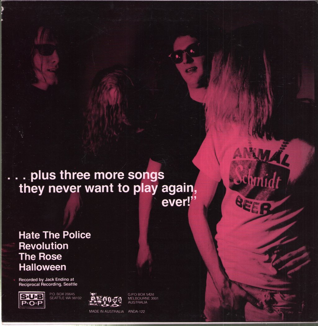 Mudhoney - Plays "Hate The Police . . . - 10 Inch