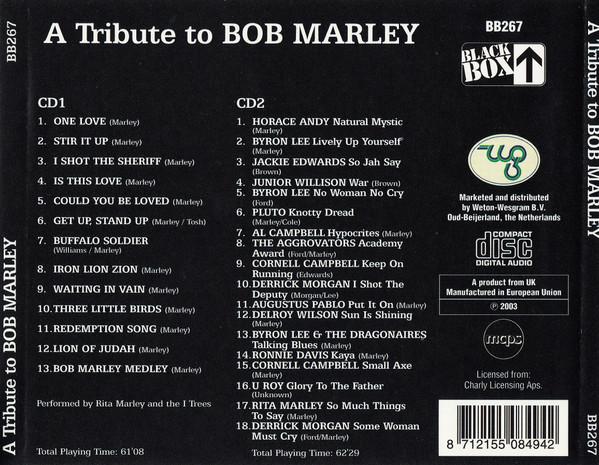 Various Artists - A Tribute To Bob Marley - Double Cd