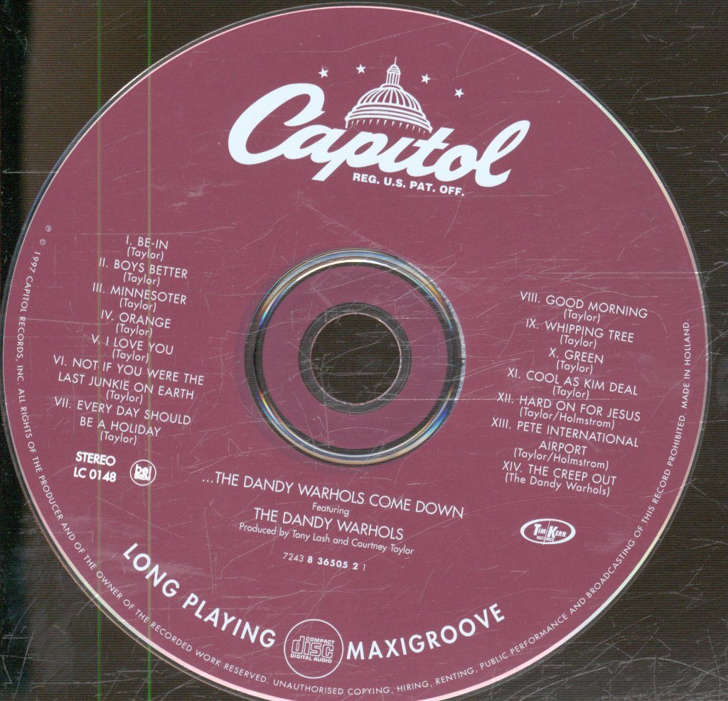 Dandy Warhols - Dandy Warhols Come Down - Cd