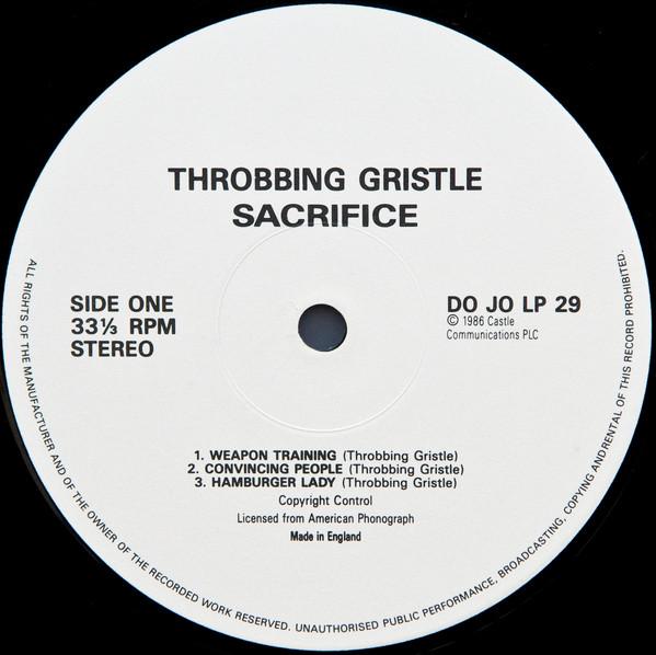 Throbbing Gristle - Sacrifice - Lp