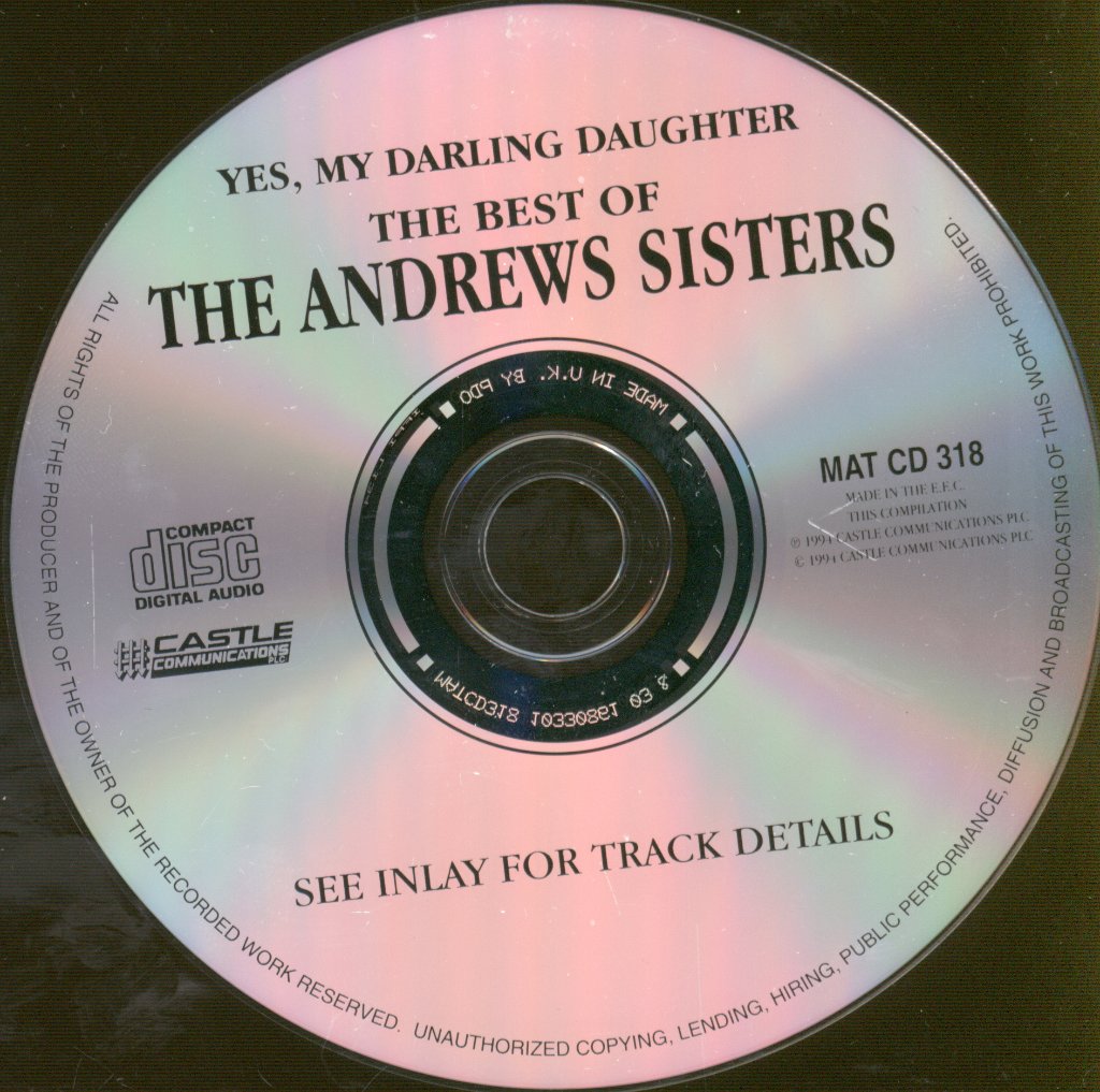 Andrews Sisters - Best Of The Andrews Sisters - Cd