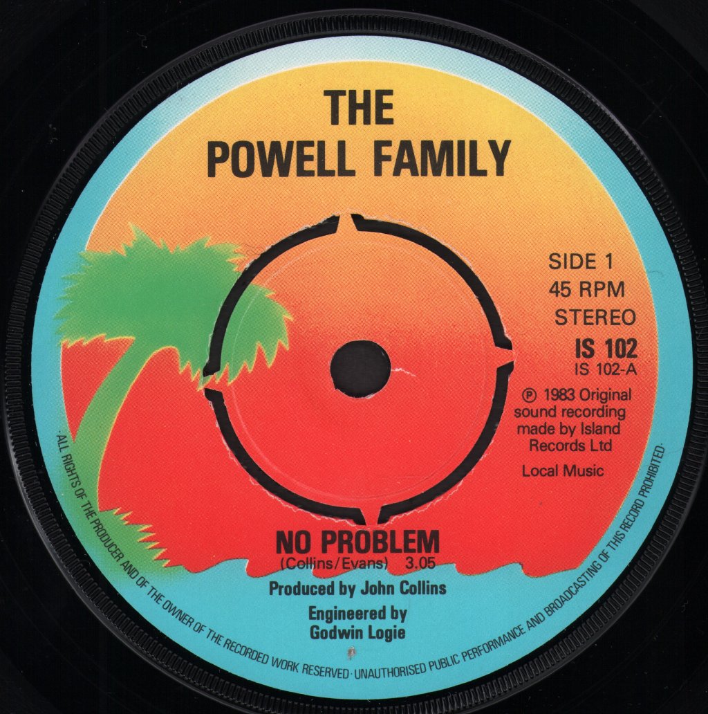 Powell Family - No Problem - 7 Inch