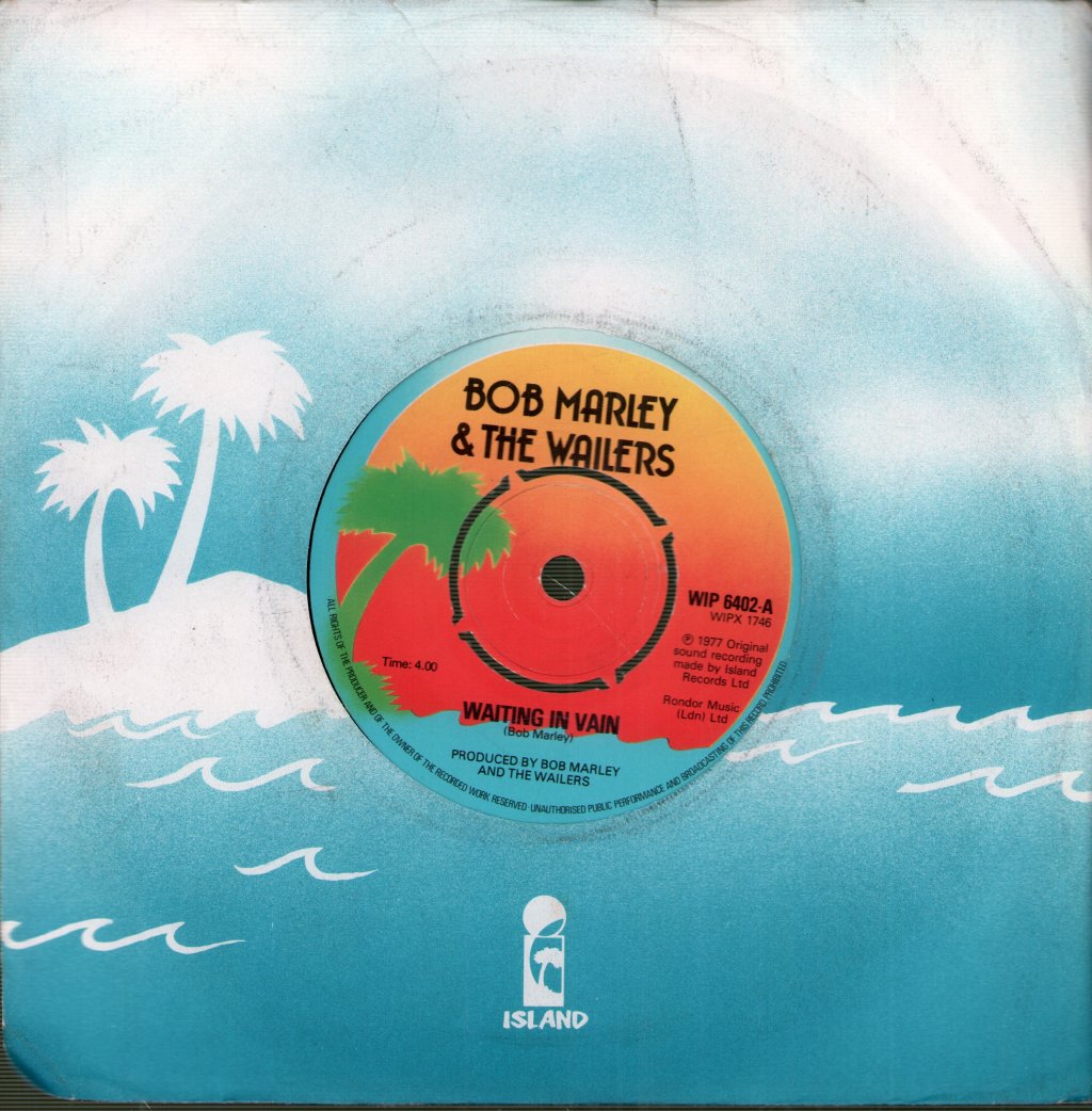 Bob Marley And The Wailers - Waiting In Vain - 7 Inch