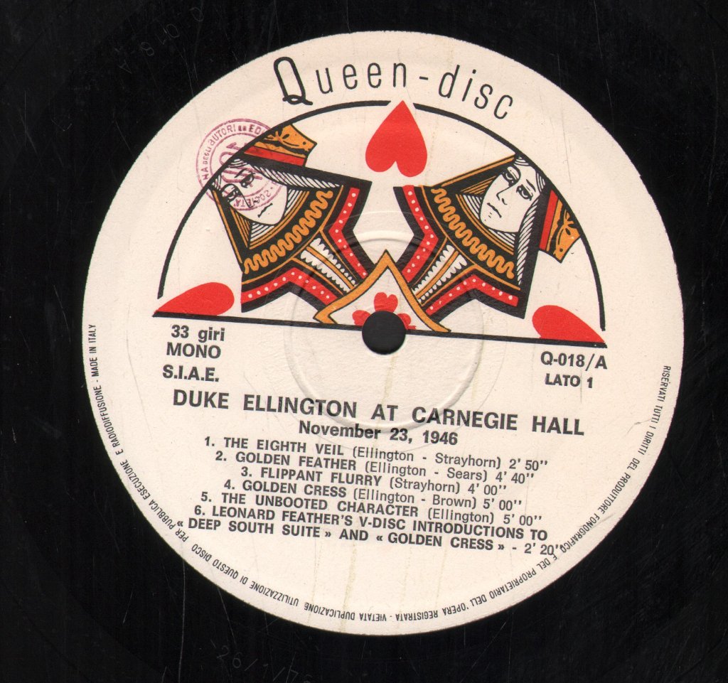 Duke Ellington - At Carnegie Hall - Lp