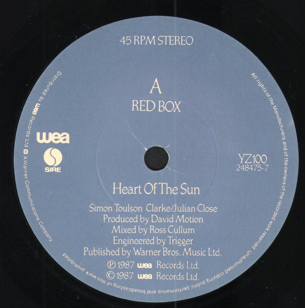 Red Box - Heart Of The Sun - Double 7 Inch