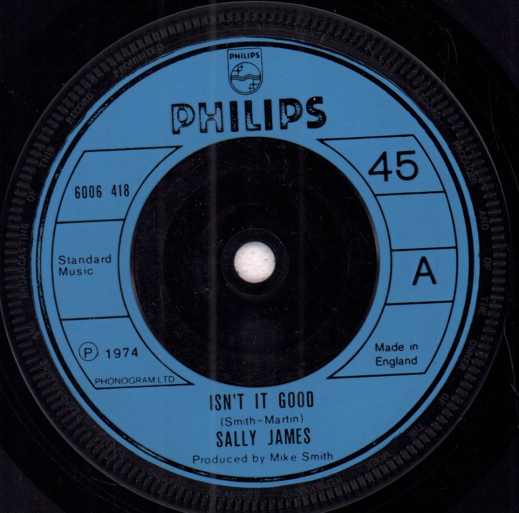Sally James - Isn't It Good - 7 Inch