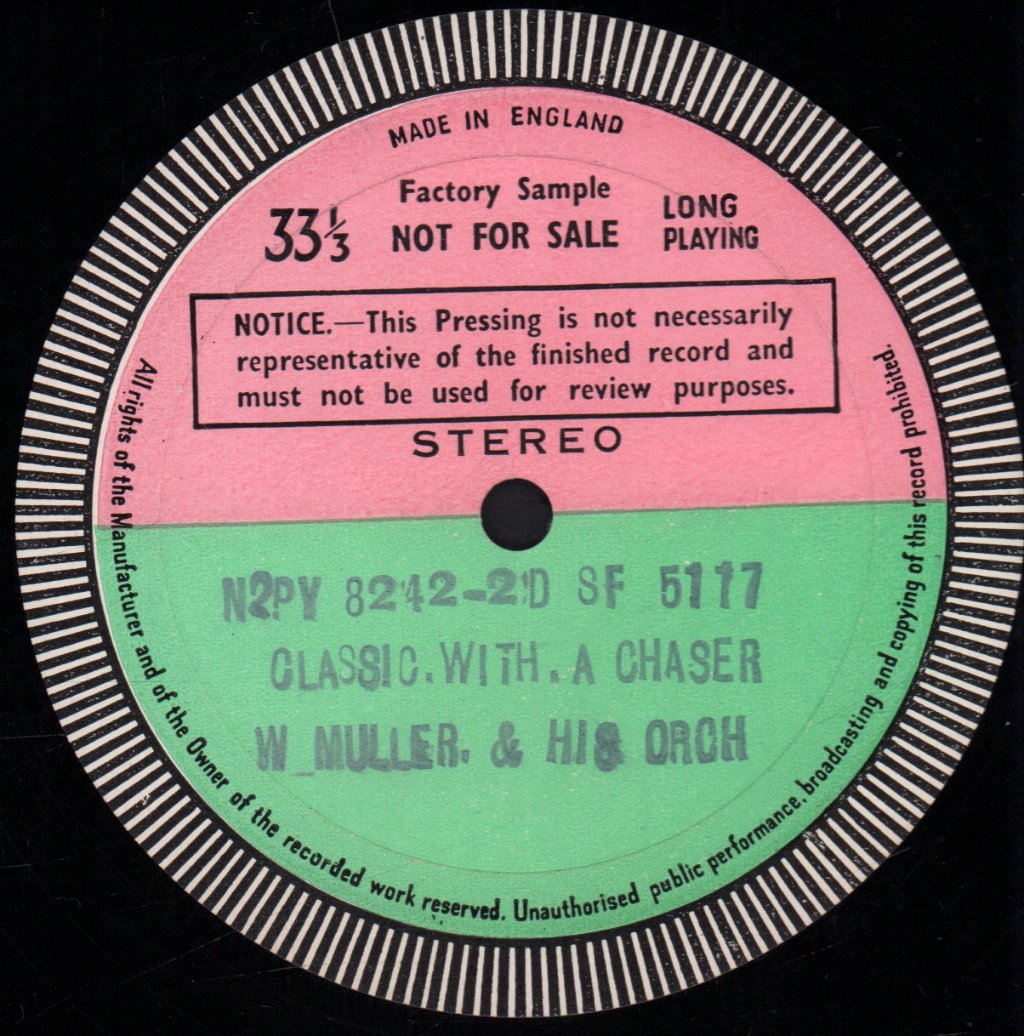 Caterina Valente And Werner Muller And His Orchestra - Classics With A Chaser - Lp