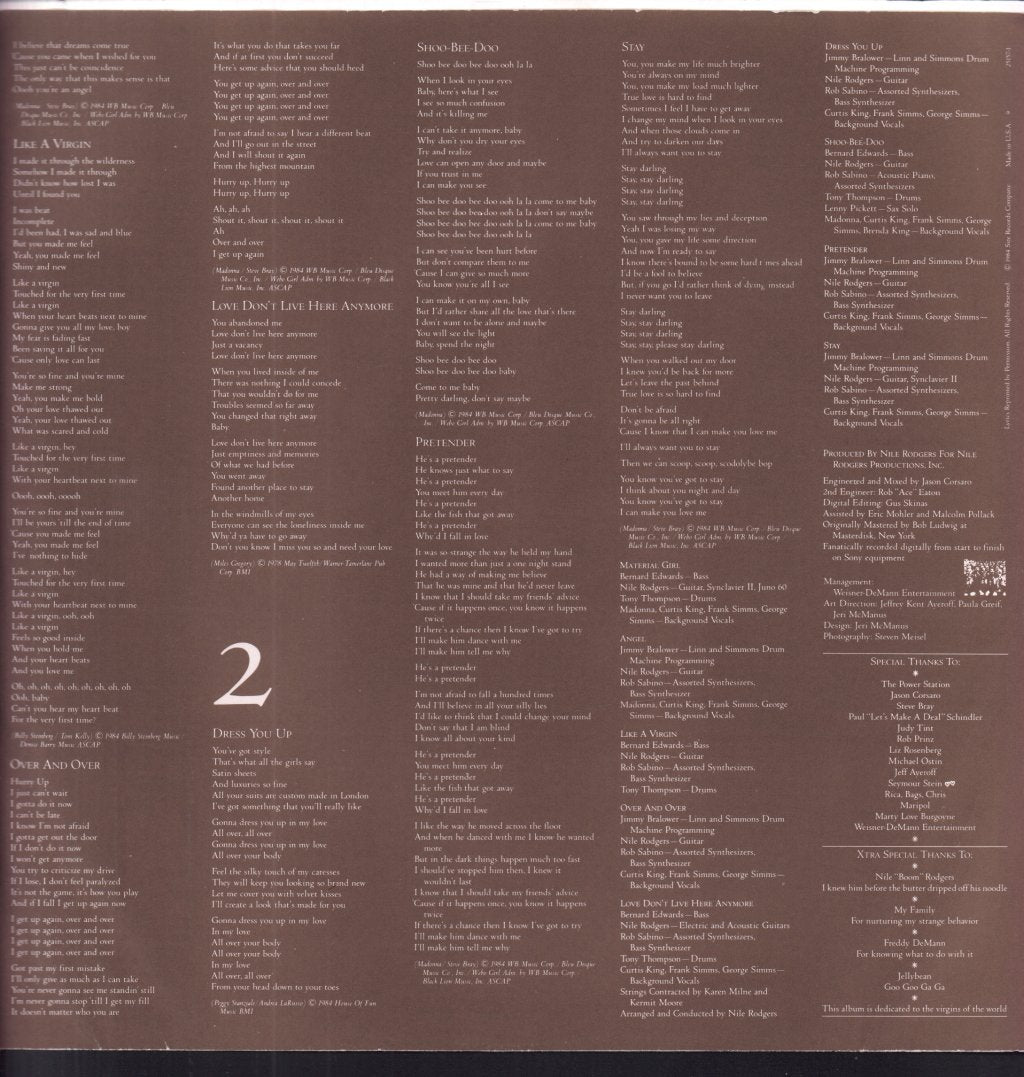 Madonna - Like A Virgin - Lp